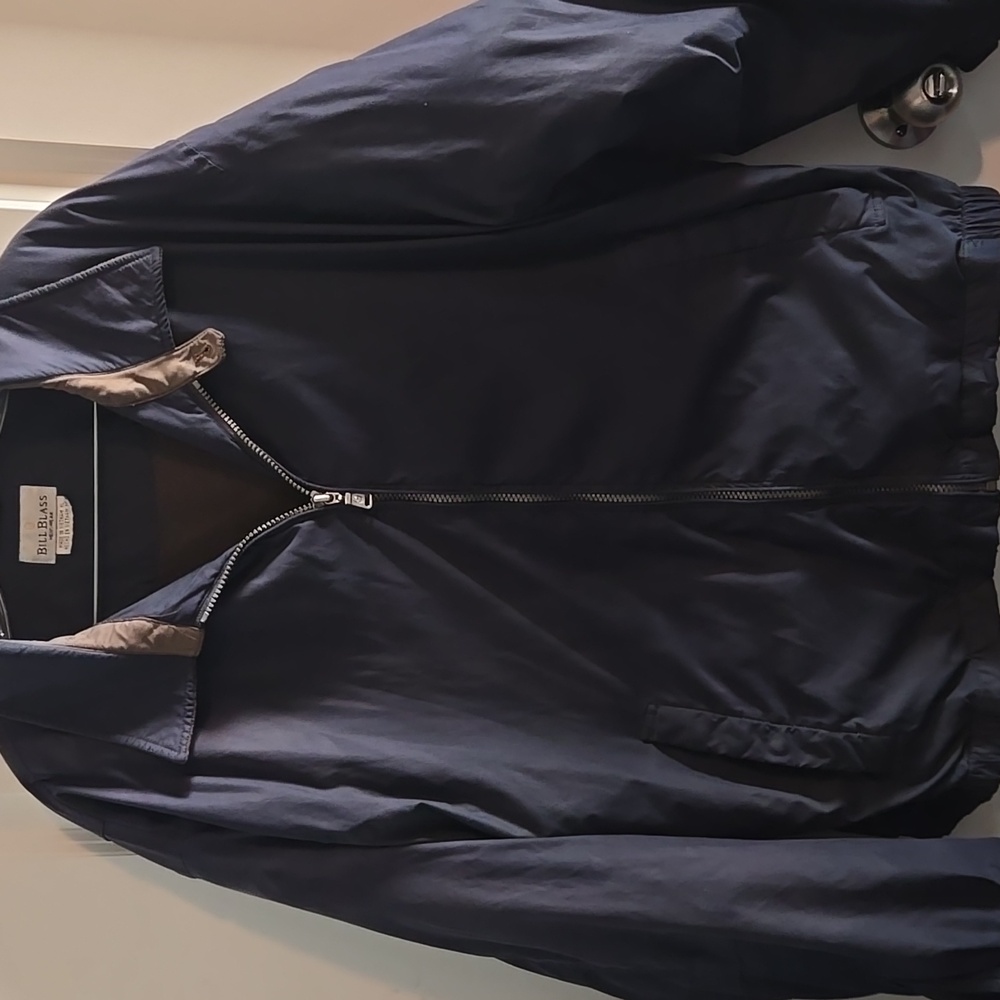Bill Blass Men's Dark Blue Layered Jacket